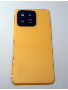 Tapa trasera o tapa bateria amarilla para Xiaomi 13 5G mas cubierta camara