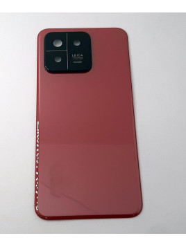 Tapa trasera o tapa bateria roja para Xiaomi 13 5G mas cubierta camara