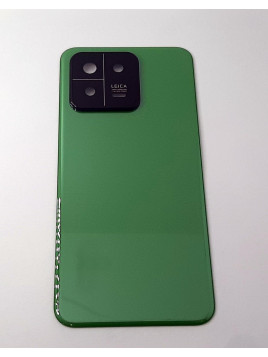 Tapa trasera o tapa bateria verde para Xiaomi 13 5G mas cubierta camara