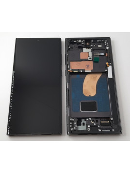 Pantalla oled para Samsung Galaxy S23 Ultra SM-S918 mas tactil negro mas marco negro compatible