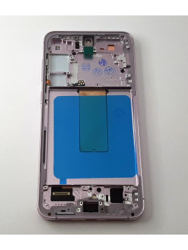 Pantalla oled para Samsung galaxy S23 Plus SM-S916 mas tactil negro mas marco purpura compatible