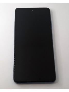 Pantalla oled para Samsung Galaxy A52 4G SM-A525F A52 5G SM-A526F mas tactil negro mas marco azul compatible