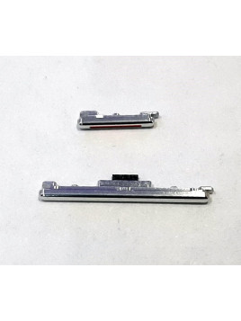 Set 2 botones platas para Huawei Mate 50 Pro calidad premium