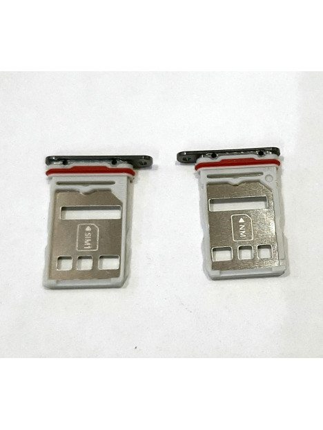 Soporte o bandeja dual sim negra para Huawei Mate 50 Pro calidad premium