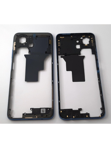 Carcasa o marco trasero azul para Huawei Honor X7a calidad premium