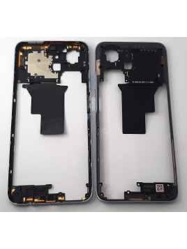 Carcasa o marco trasero plata para Huawei Honor X7a calidad premium