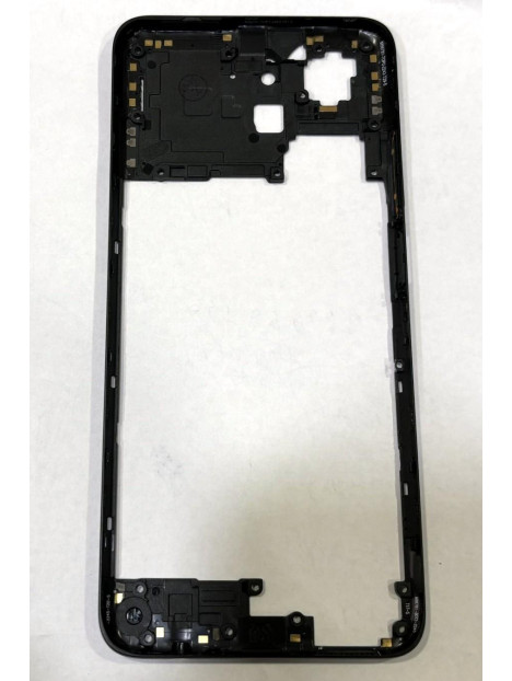 Carcasa o marco trasero negro para Huawei Honor X7a calidad premium