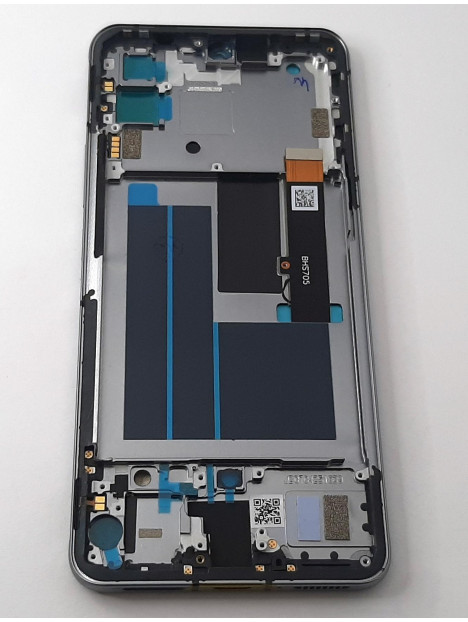 Pantalla lcd para ZTE Red Magic 6R mas tactil negro mas marco plata compatible