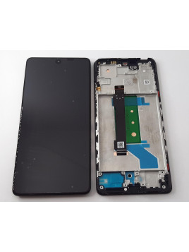 Pantalla lcd para Xiaomi Redmi Note 12 Pro Plus 5G 560001M16U00 mas tactil negro mas marco negro Service Pack