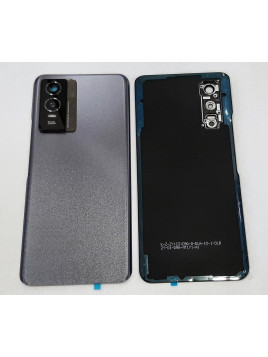 Tapa trasera o tapa bateria negra para Vivo Y76S 5G Vivo Y76 5G V2124 mas cubierta camara