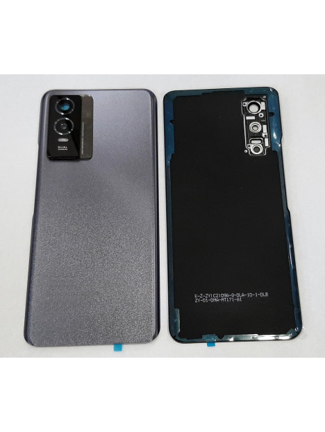 Tapa trasera o tapa bateria negra para Vivo Y76S 5G Vivo Y76 5G V2124 mas cubierta camara