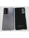Tapa trasera o tapa bateria negra para Vivo Y76S 5G Vivo Y76 5G V2124 mas cubierta camara