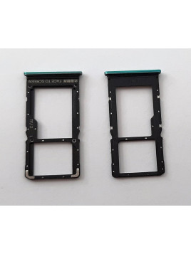 Soporte o bandeja single sim verde para Xiaomi Redmi Note 10 5G Poco M3 Pro 5G calidad premium