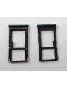 Soporte o bandeja single sim verde para Xiaomi Redmi Note 10 5G Poco M3 Pro 5G calidad premium