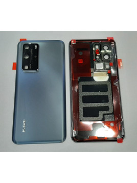 Tapa trasera o tapa bateria plata para Huawei P40 Pro 02353MNA Service Pack ELS-NX9 ELS-N04