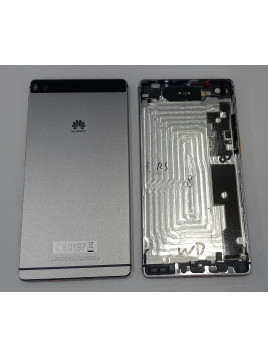 Tapa trasera o tapa bateria titanio gris para Huawei Ascend P8 02350GRV Service Pack