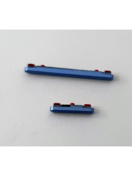 Set 2 botones azules para Xiaomi 13T calidad premium