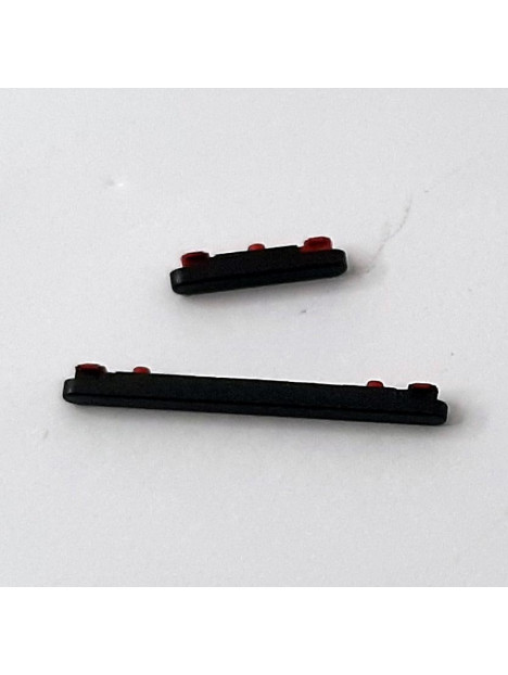 Set 2 botones negros para Xiaomi 13T calidad premium