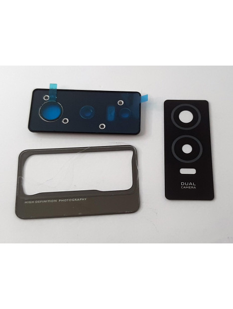 Cubierta camara negra para Vivo Y76 5G V2124 calidad premium