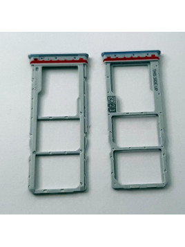 Soporte o bandeja dual sim azul claro para Motorola Moto G14 XT2341-2 calidad premium