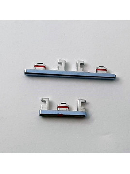 Set 2 botones azules para Oppo Reno 10 5G calidad premium