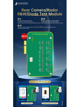 JCID Modulo V1S Pro XR - 14 PM soluciona problema ventana flex camara trasera y radar