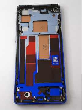 Pantalla TFT para Oppo Find X2 Neo mas tactil negro mas marco azul compatible