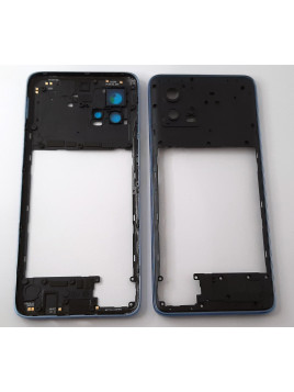 Carcasa trasera o marco azul para Motorola Moto G72 XT2255-1 calidad premium