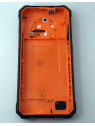 Carcasa trasera o tapa bateria naranja para Oukitel WP28