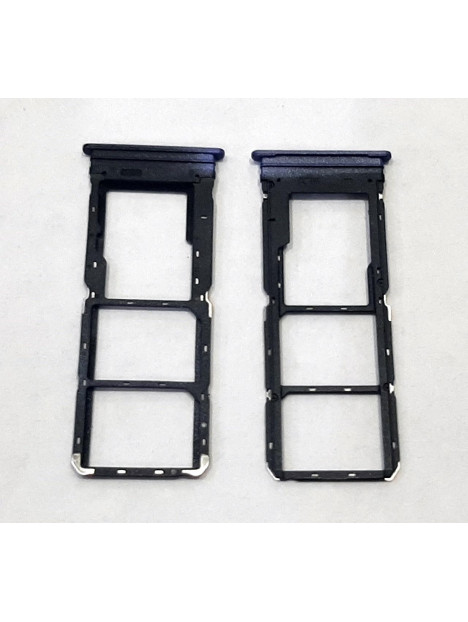 Soporte o bandeja dual sim azul para Vivo Y21 2021 calidad premium