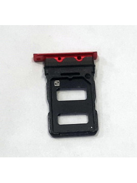 Soporte o bandeja dual sim roja para Asus Rog Phone 6 5G calidad premium