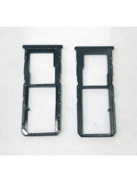 Soporte o bandeja dual sim negra para Realme 9I RMX3491 calidad premium