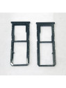 Soporte o bandeja dual sim negra para Realme 9I RMX3491 calidad premium