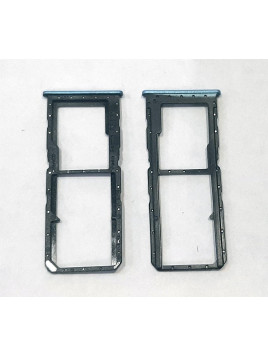 Soporte o bandeja dual sim azul para Realme 9I RMX3491 calidad premium