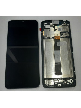 Pantalla lcd para Xiaomi Redmi 12C 5600010C3T00 mas tactil negro mas marco negro Service Pack