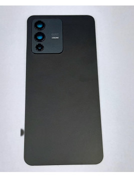 Tapa trasera o tapa bateria negra para Vivo V23 5G V2130 mas cubierta camara compatible