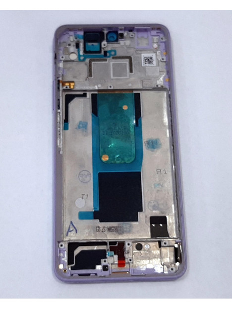 Pantalla lcd para Xiaomi Redmi Note 11 Pro Plus 5G mas tactil negro mas marco purpura compatible