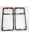Carcasa trasera o marco negro para Vivo Y76 5G V2124 calidad premium