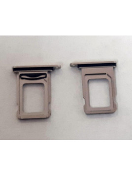 Soporte o bandeja dual sim blanca para IPhone 15 Pro IPhone 15 Pro Max calidad premium