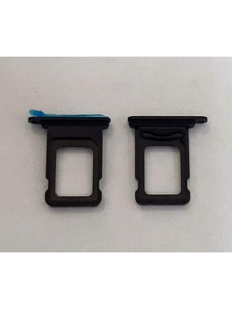Soporte o bandeja dual sim negra para IPhone 15 Pro IPhone 15 Pro Max calidad premium