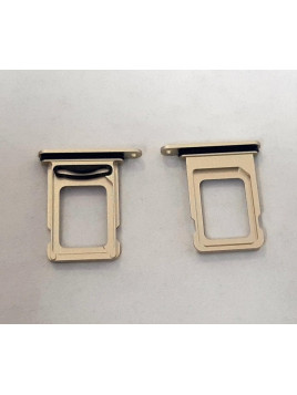 Soporte o bandeja dual sim amarilla para IPhone 15 IPhone 15 Plus calidad premium