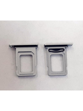 Soporte o bandeja dual sim azul para IPhone 15 IPhone 15 Plus calidad premium