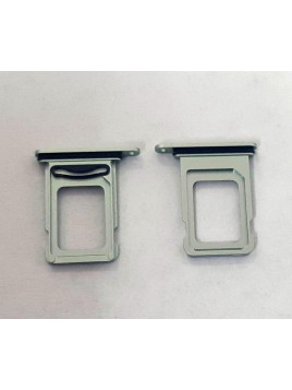 Soporte o bandeja dual sim verde para IPhone 15 IPhone 15 Plus calidad premium