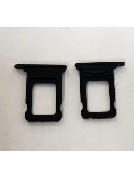 Soporte o bandeja dual sim negra para IPhone 15 IPhone 15 Plus calidad premium