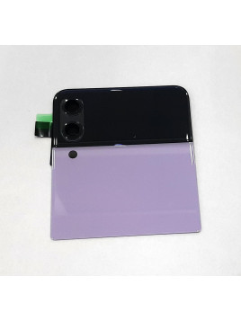 Tapa trasera o tapa bateria lavanda para Samsung Galaxy Z Flip 3 5G F711 GH97-26773D Service Pack