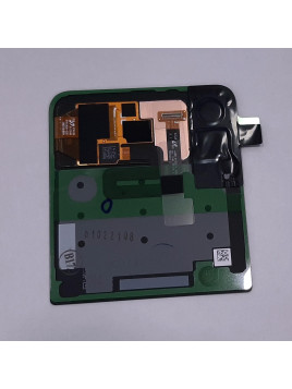 Tapa trasera o tapa bateria gris para Samsung Galaxy Z Flip 3 5G F711 GH97-26773G Service Pack