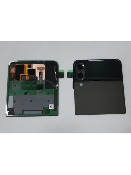 Tapa trasera o tapa bateria negra para Samsung Galaxy Z Flip 3 5G F711 GH97-26773A Service Pack