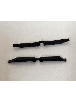 Set 2 botones negros para Oppo A57 4G CPH2387 calidad premium