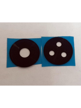 Set 2 cristal camara negro para Oppo Reno 8T 4G CPH2481 calidad premium