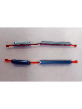 Set botones azules para Realme C30 RMX3581 calidad premium